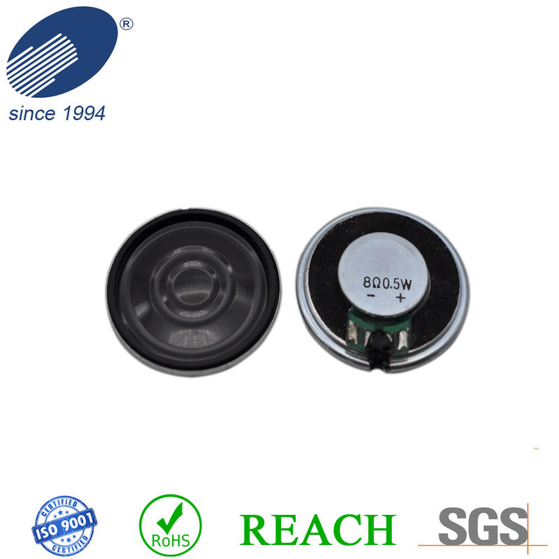 0.5W 8ohm Precision Audio Speakers Commonly Used Accessories ISO2000 Approved